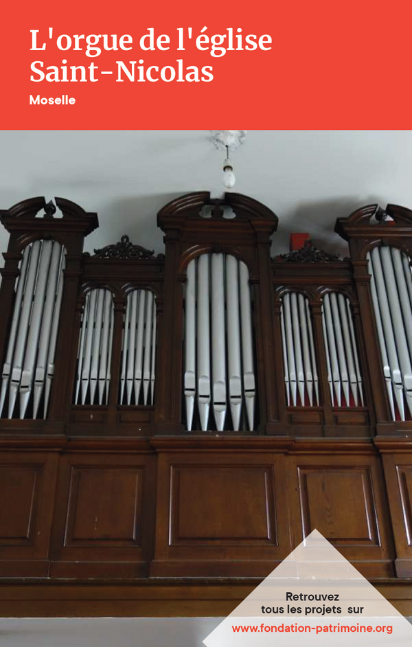 Appel aux dons pour l'orgue de l'Eglise Saint Nicolas.